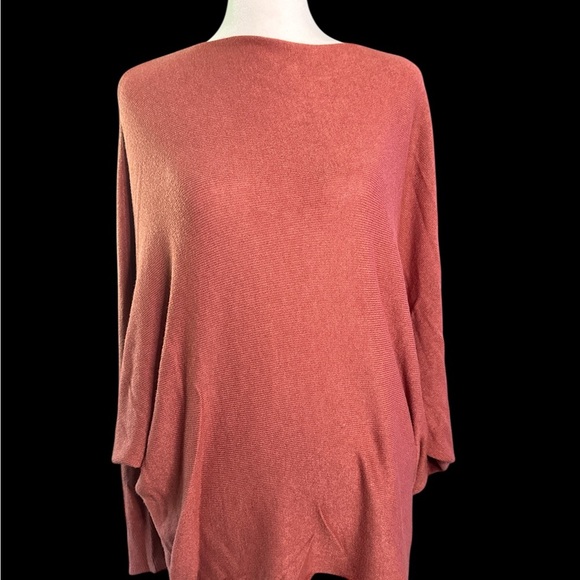Elegant Rust Cowl Neck Sweater - Picture 1 of 4